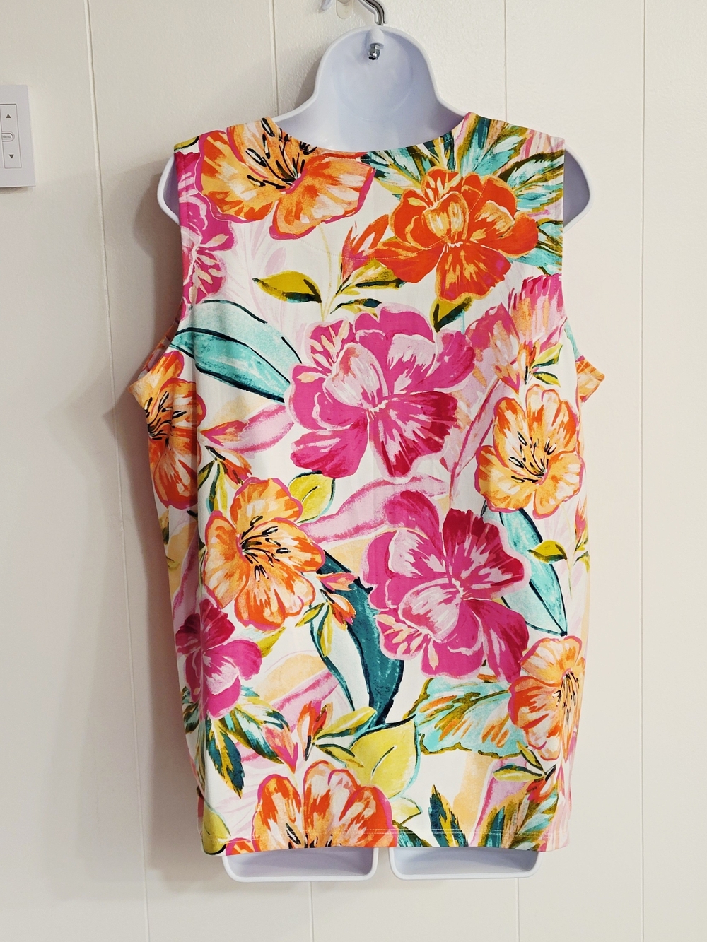 Open-Front Pink Drape Cardigan & Tank Top Set - Picture 7 of 12
